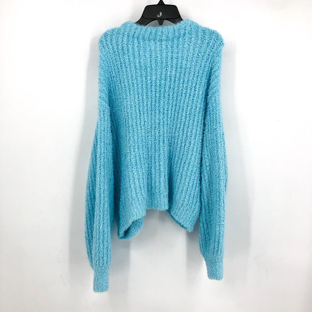 SHOW ME YOUR MUMU Women's Clemmie Cardigan XL Highlighter Blue Jewels NWT - Picture 7 of 12